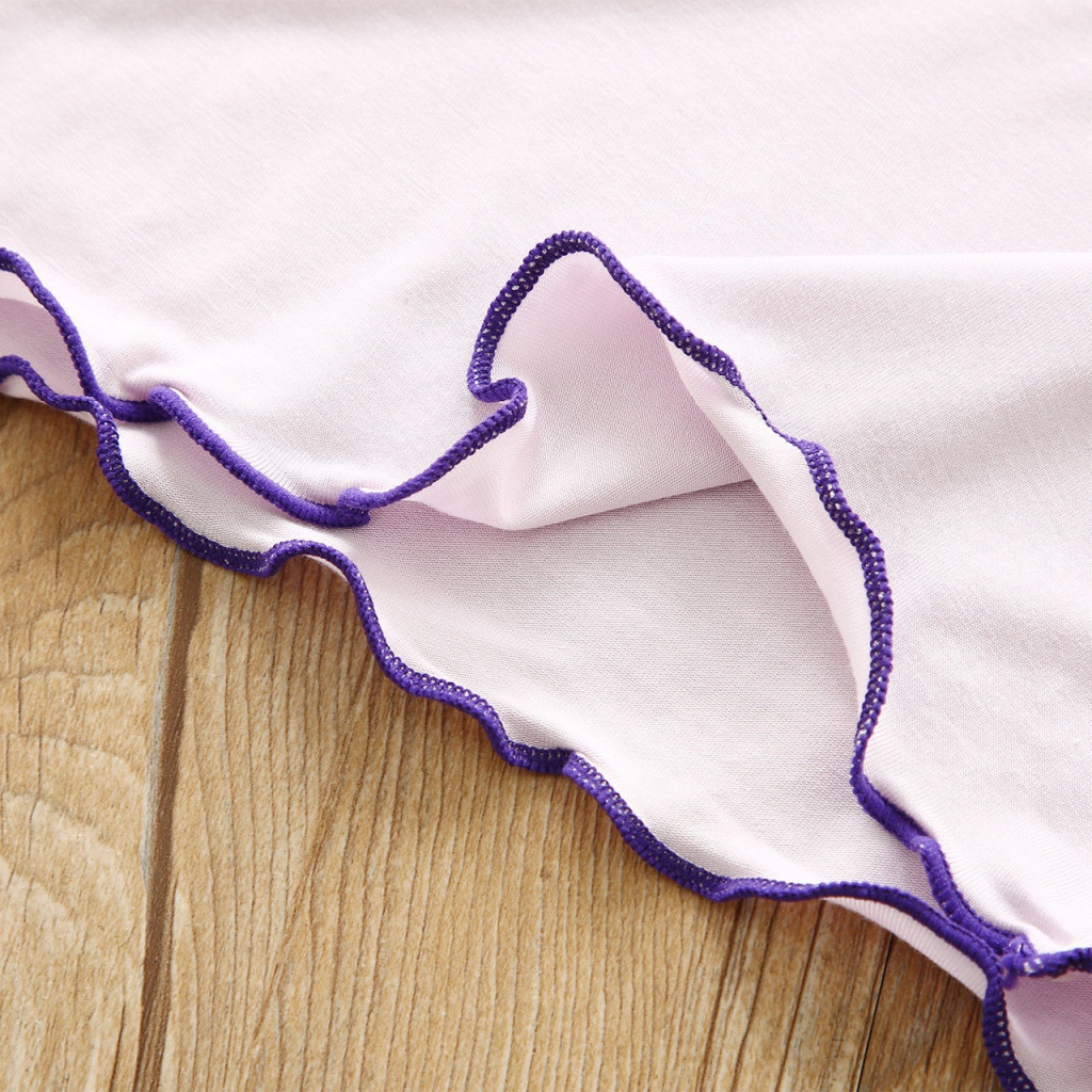 Bộ Đồ Ngủ Tay Lửng Bằng Lụa Mát Thời Trang Mùa Hè Dành Cho Bé Gái