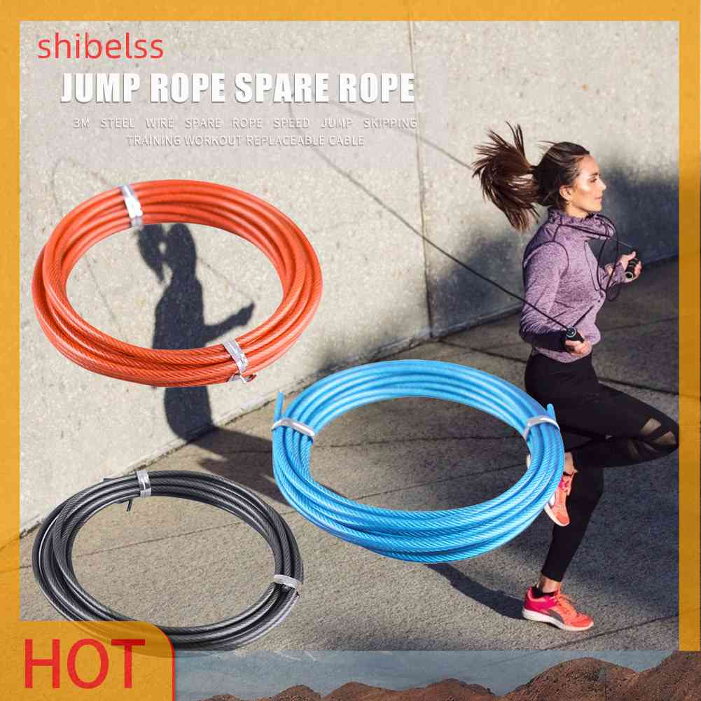 Dây Nhảy Thể Dục 3m Dây Thép Có Thể Thay Thế