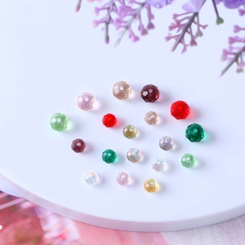 Chuỗi Hạt Pha Lê 4-8mm Làm Trang Sức Thủ Công DIY