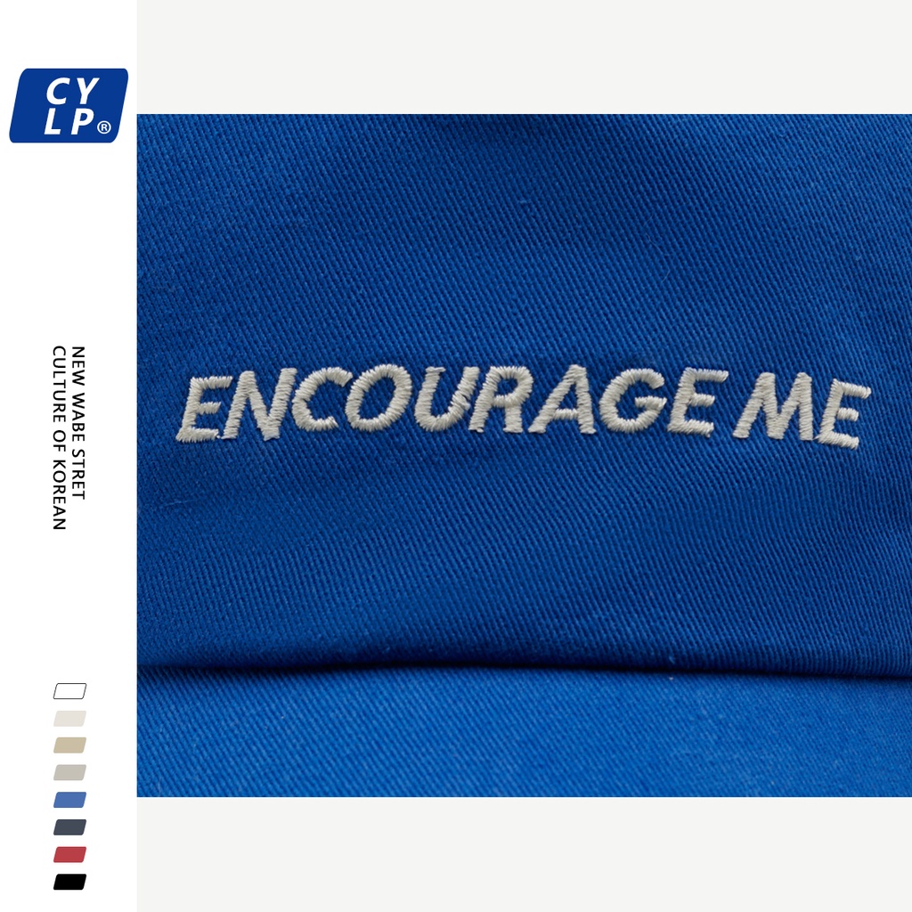 Mũ Lưỡi Trai Mềm Thêu Chữ Phong Cách Hàn Quốc Thời Trang Xuân Hè Cho Cặp Đôi