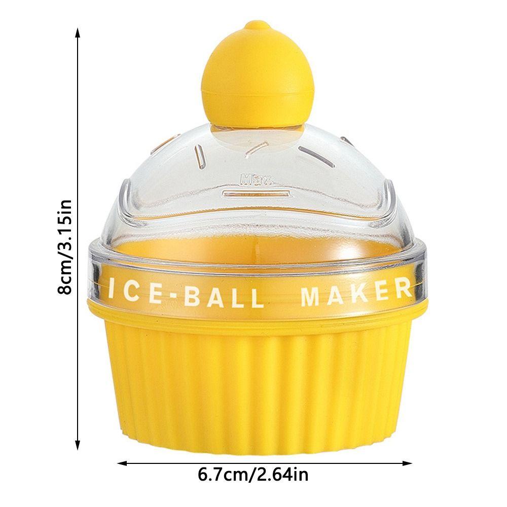 Khuôn Silicone Làm Đá Viên Hình Tròn 1