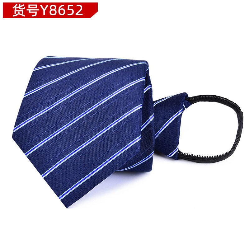 Cà Vạt 8cm Phối Khóa Kéo Lịch Lãm Cho Nam