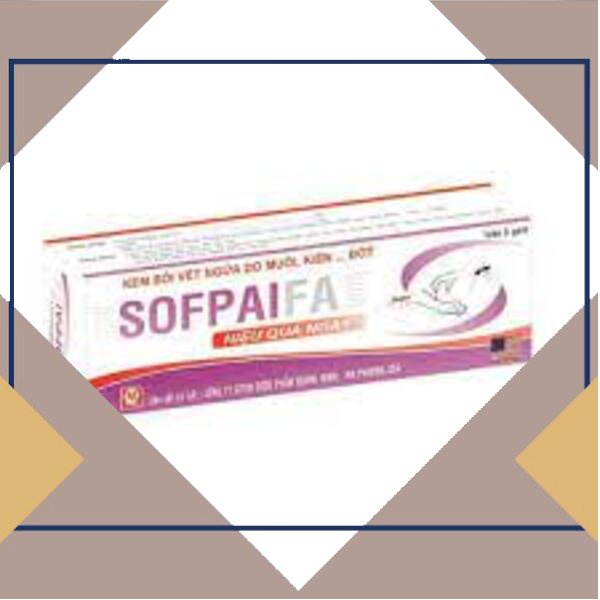 Kem Bôi vết ngứa Do Muỗi Kiến Đốt Sofpaifa Quang Minh (Lốc/10Tuýp * 5gr) [Chính Hãng ]