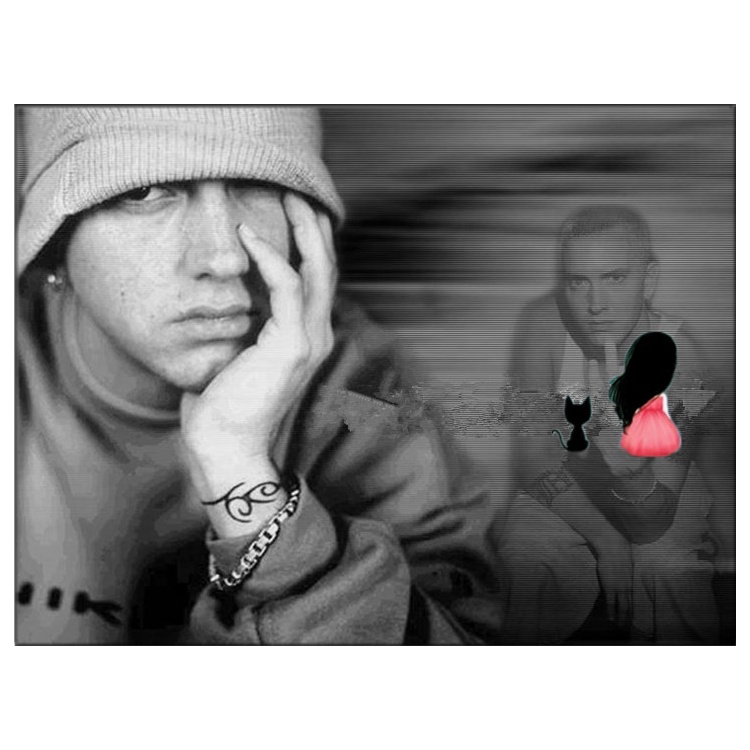 Vòng Tay Chuỗi Xích eminem Emininem Emininem Bằng Thép Titan Phong Cách Aberdeen Cho Nam Và Nữ