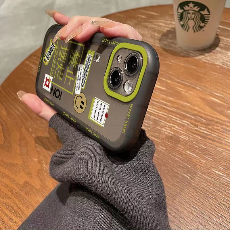 ✅Ốp Điện Thoại Mềm Trong Suốt Họa Tiết Độc Đáo Cho iPhone 14 / 13pro 12promax 7Plus