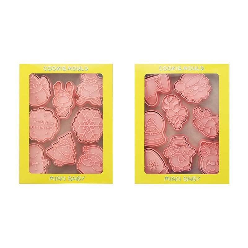 Set 16 Khuôn Cắt Bánh Quy Tạo Hình Chủ Đề Giáng Sinh