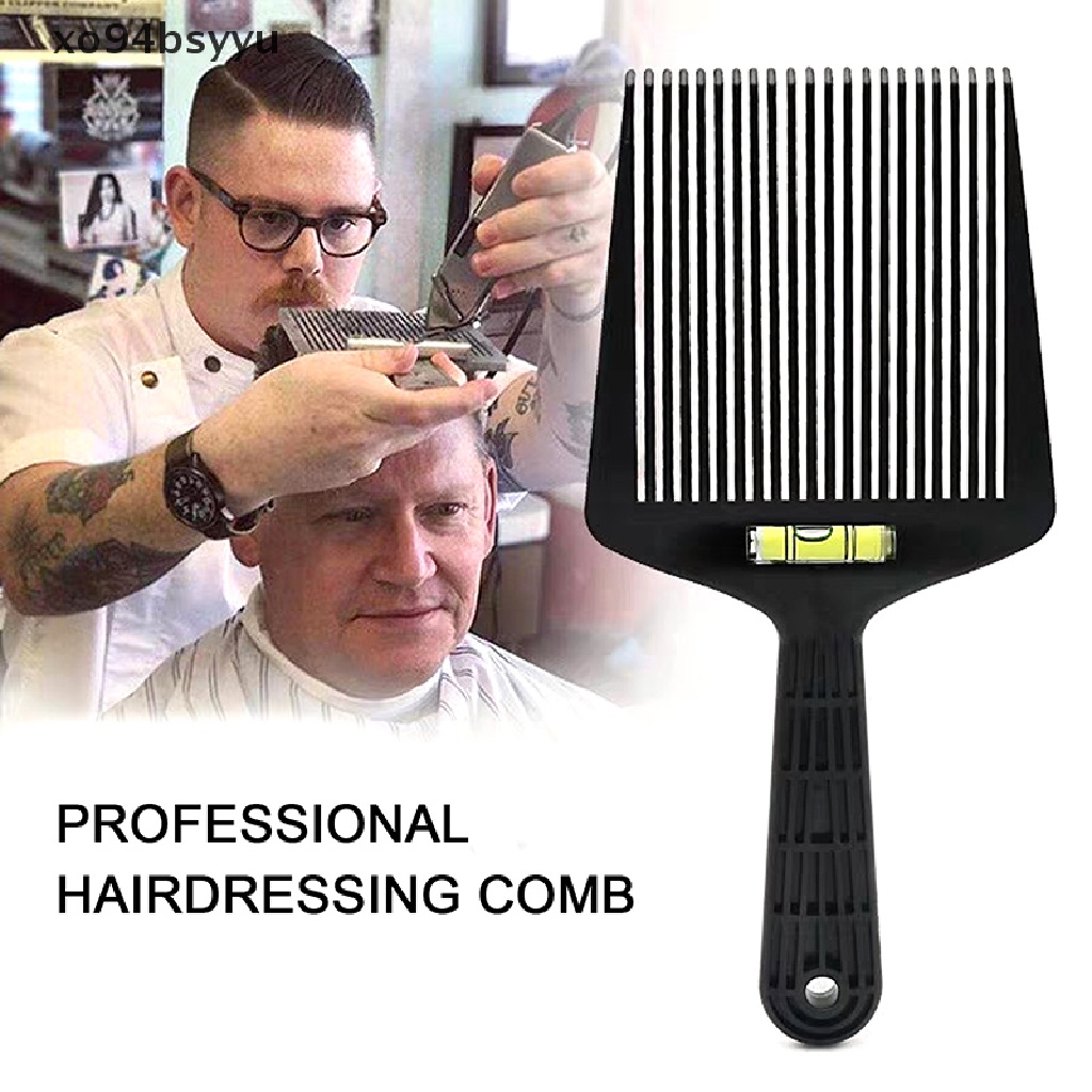 xo94bsyyu Professional Hair Trimming Flat Comb Men Hairdressing Clipper  Flattoper Comb VN