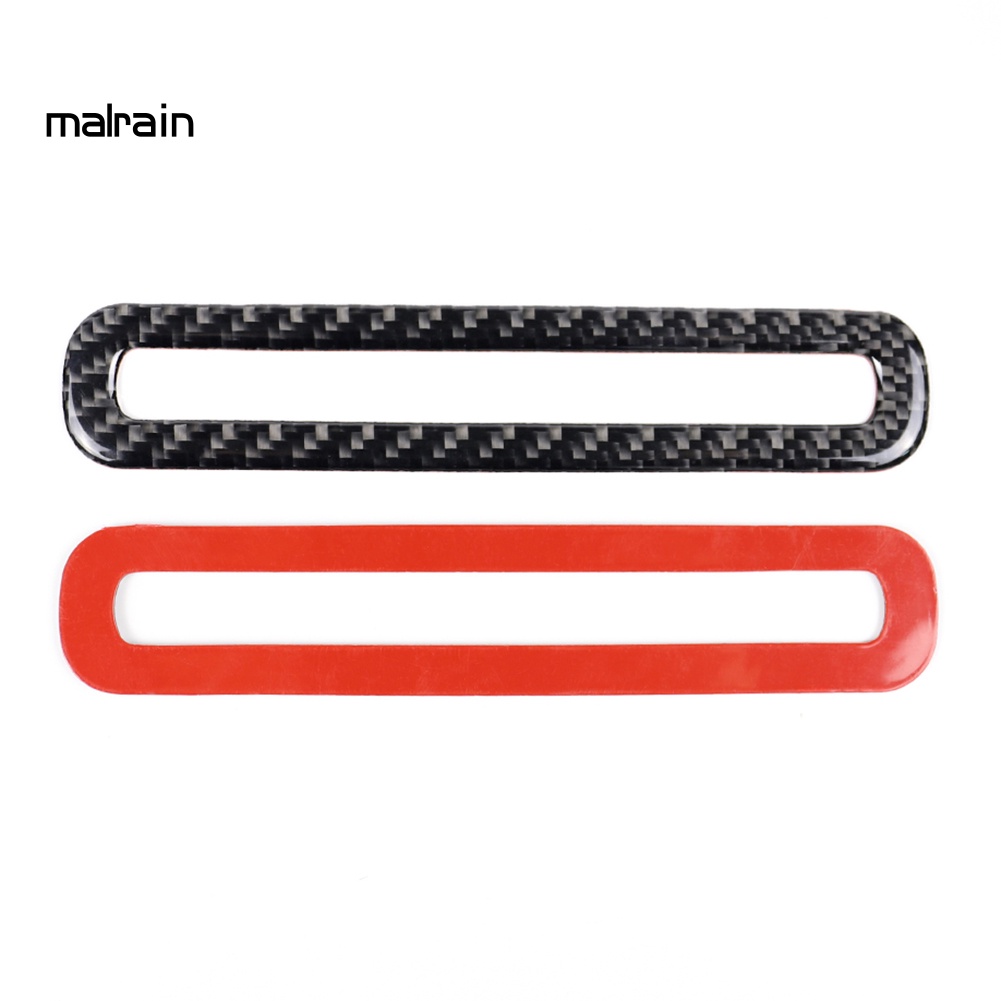 1 Cặp Miếng Dán Trang Trí Lỗ Thông Khí Cửa Xe Hơi Ford Mustang Bằng Sợi Carbon
