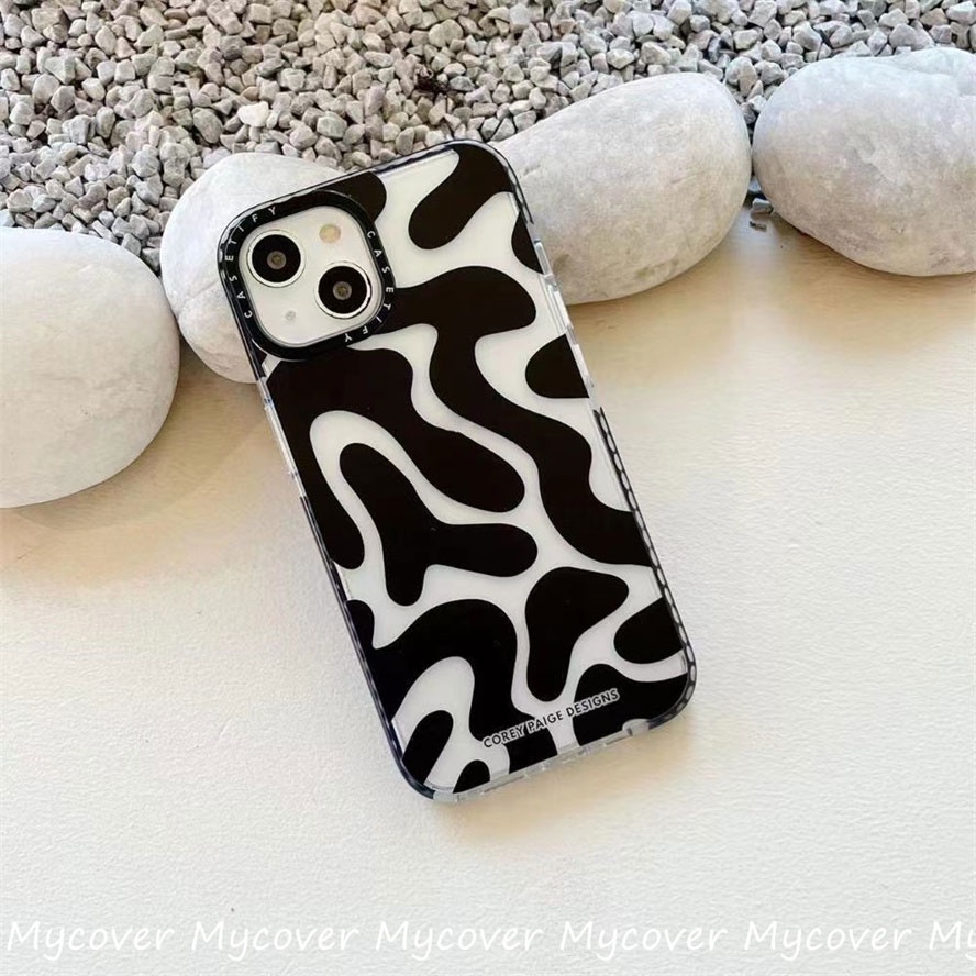 Ốp Điện Thoại Silicon Họa Tiết Tranh Trừu Tượng Chống Sốc Cho Iphone 11 12 13 14 Pro Max X Xr Xs 8 7 6 Plus SE 2020