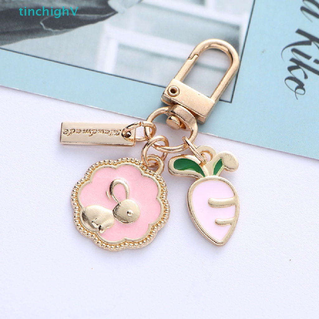 [TinchighV] Móc Khóa / Túi Xách / Móc Khóa Hình Thỏ Hoạt Hình Sáng Tạo Cho Nữ
