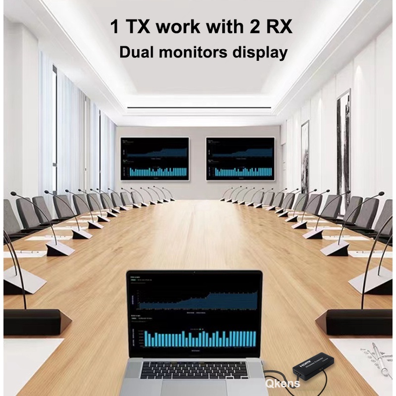 Bộ ChuyểN ĐổI HDMI 150m Không Dây Cho PS3 PS4 NS Camera / PC Sang TV / MáY ChiếU 1080p Can 1x2 1x3 1x4 1 To 2 3 4