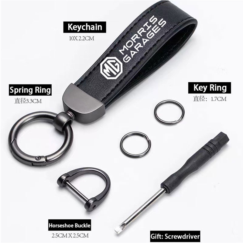 Móc Khóa Da Chất Lượng Cao Cho MG 5 MG 6 MG 7 ZS HS GS EV Morris Garages