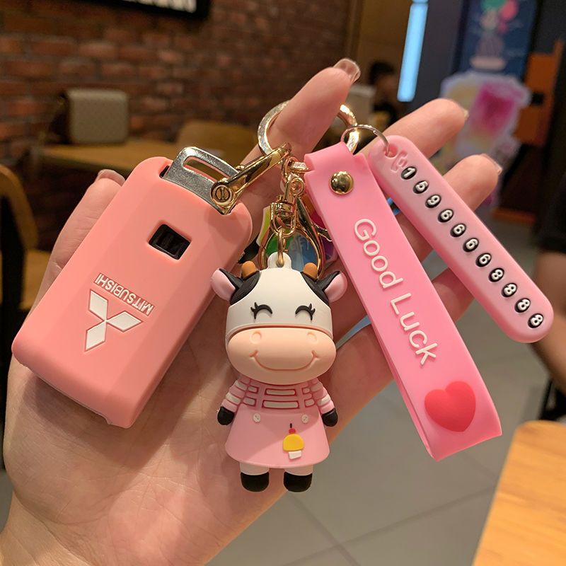 Vỏ Silicon Bảo Vệ Chìa Khóa Xe Hơi Mitsubishi Mirage G4 Triton Mirage / Attrage Xpander Pajero Sport Montero Sport Strada Outlander Pev