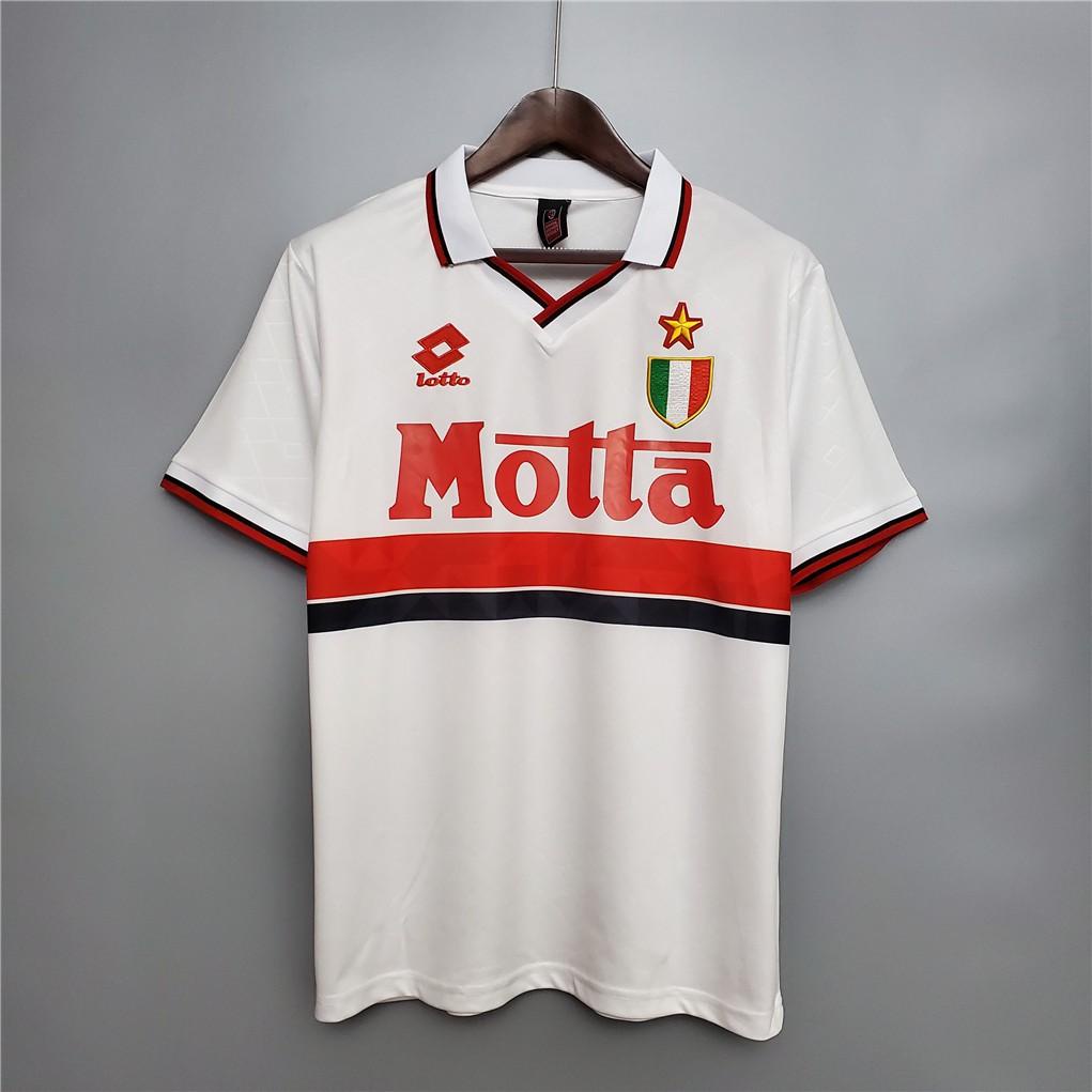 Áo polo Tay Ngắn In Số 4XL 5XL AC Milan Jersey 1993 1994