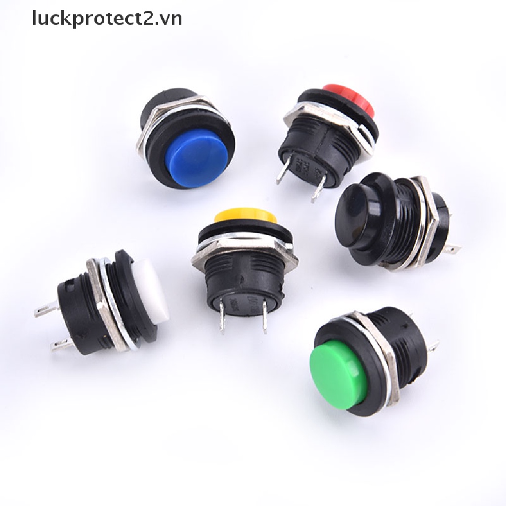 Công Tắc Nhấn ON / OF 16mm 12V-24V Chống Thấm Nước Cho Đèn LED Xe Hơi
