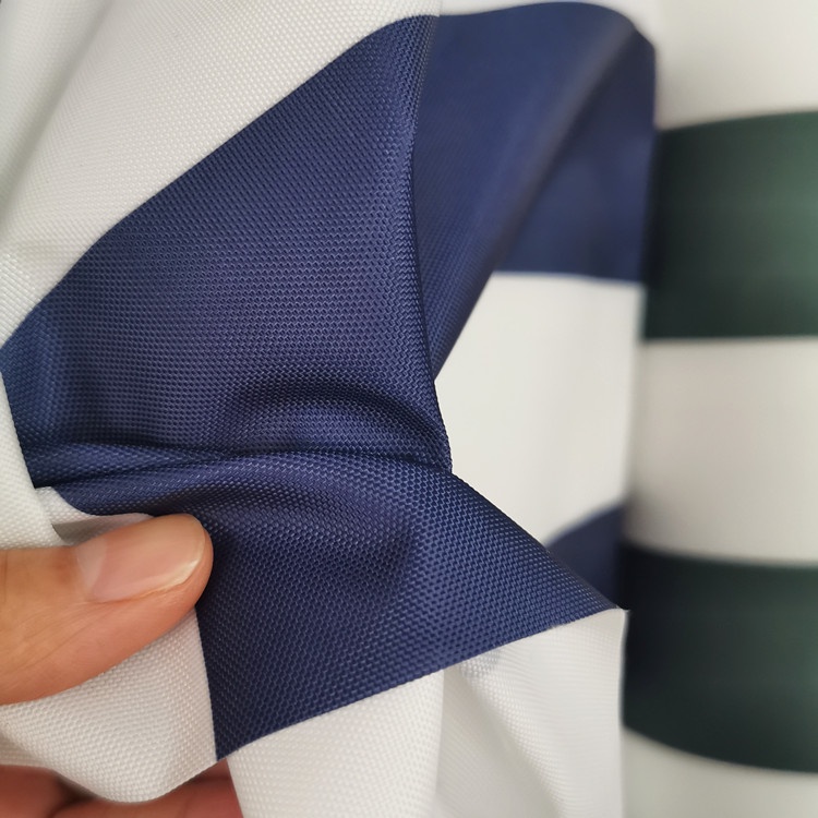 Tấm Bạt Che Nắng Bằng Vải Oxford Chống Nước In Họa Tiết Sọc 420D Kích Thước 50X150cm