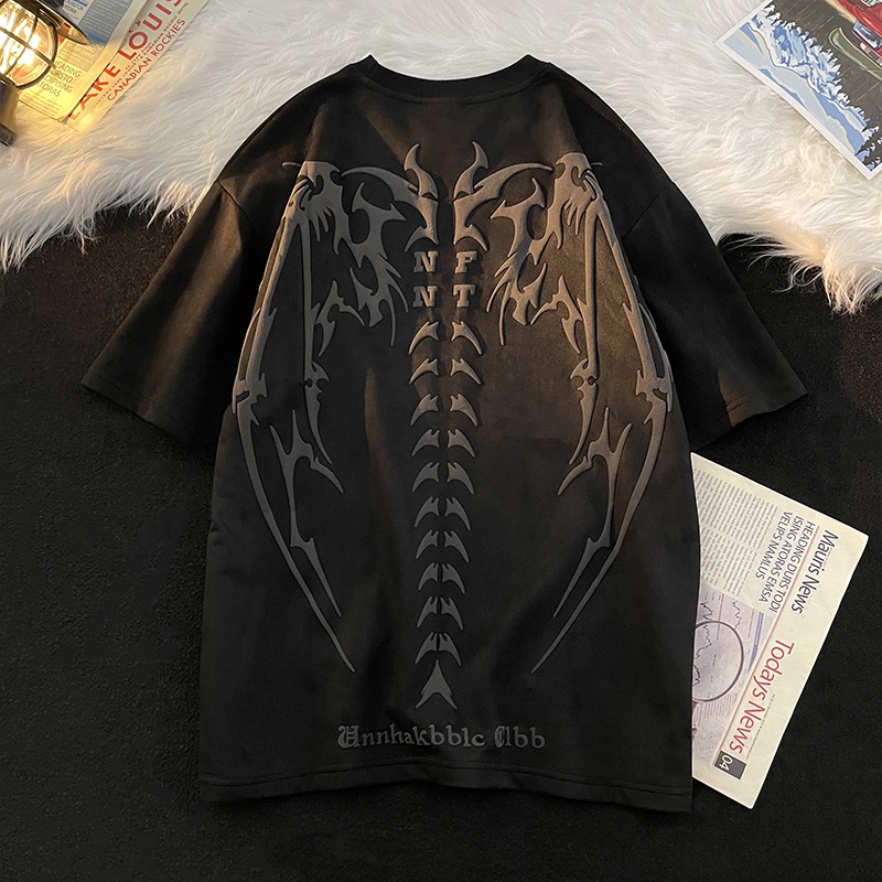 Áo Thun Nam Tay Ngắn In Hình Bọt Biển Cá Tính