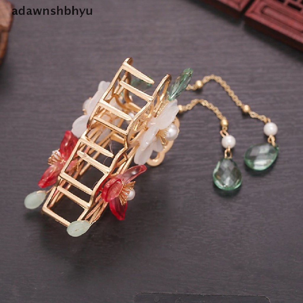 1 Kẹp Tóc Kim Loại Hình Hoa Bướm Phong Cách Hanfu