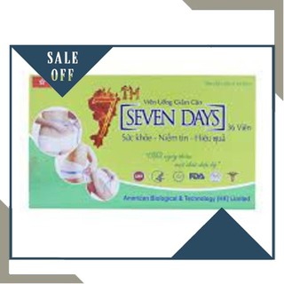 Viên uống Seven Days American Biological Hỗ Trợ Giảm Cân, Giảm Hấp Thụ Chất Béo