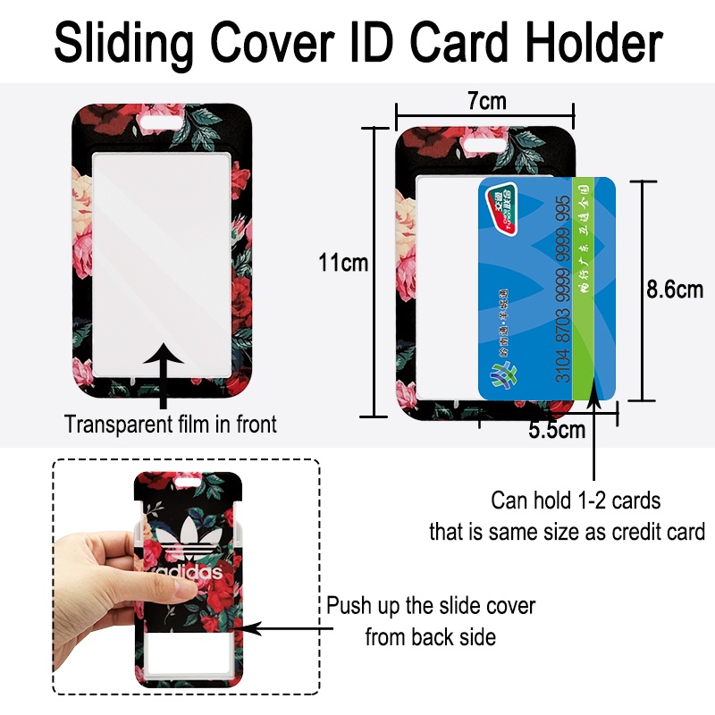 Neck Strap ID Badge Card Protector AD Lanyard NK Cardholder For Phone Case & Keychain Anti-Lost Sling Accessories