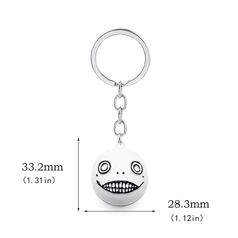 Móc Khóa Kim Loại YGT Game NieR Automata 2B Emil No2 Type B