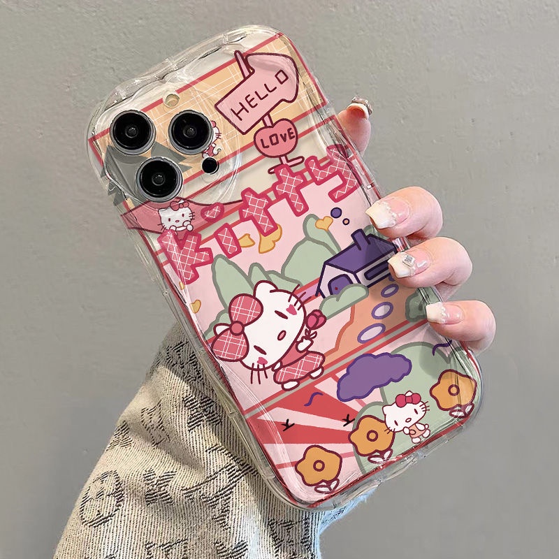 ✅Ốp Điện Thoại Mềm Trong Suốt Chống Sốc In Hình Mèo Hoạt Hình Cho iPhone 14 / 13 Pro Max 12 / 11 7 / 8p Xs Xr