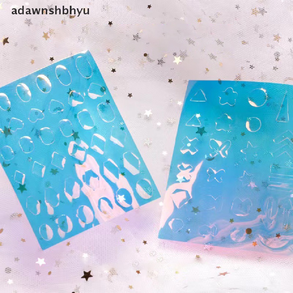 1 Tờ Nhãn Dán Trang Trí Móng Tay Nghệ Thuật Hình Đá Cực Quang