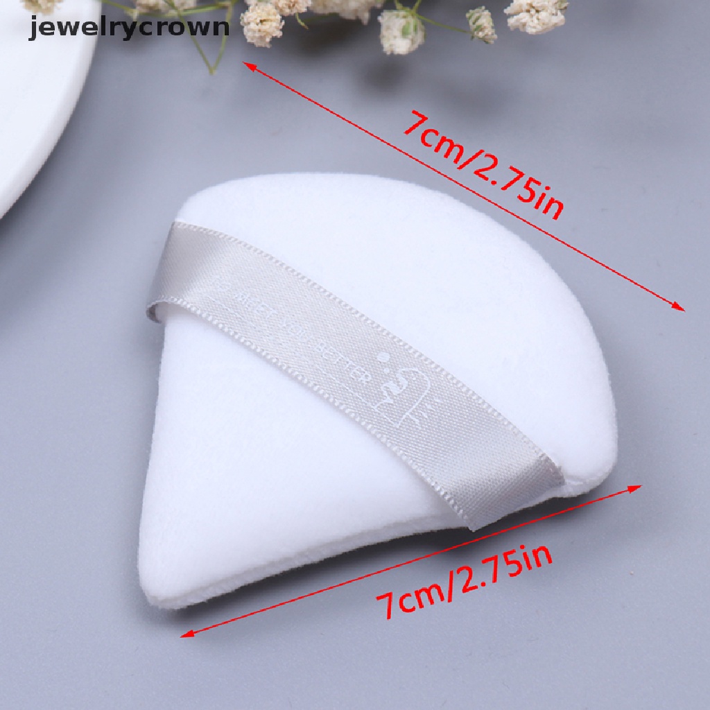 Bông Mút Trang Điểm Hình Tam Giác Mini Chất Liệu Cotton Sa Thạch