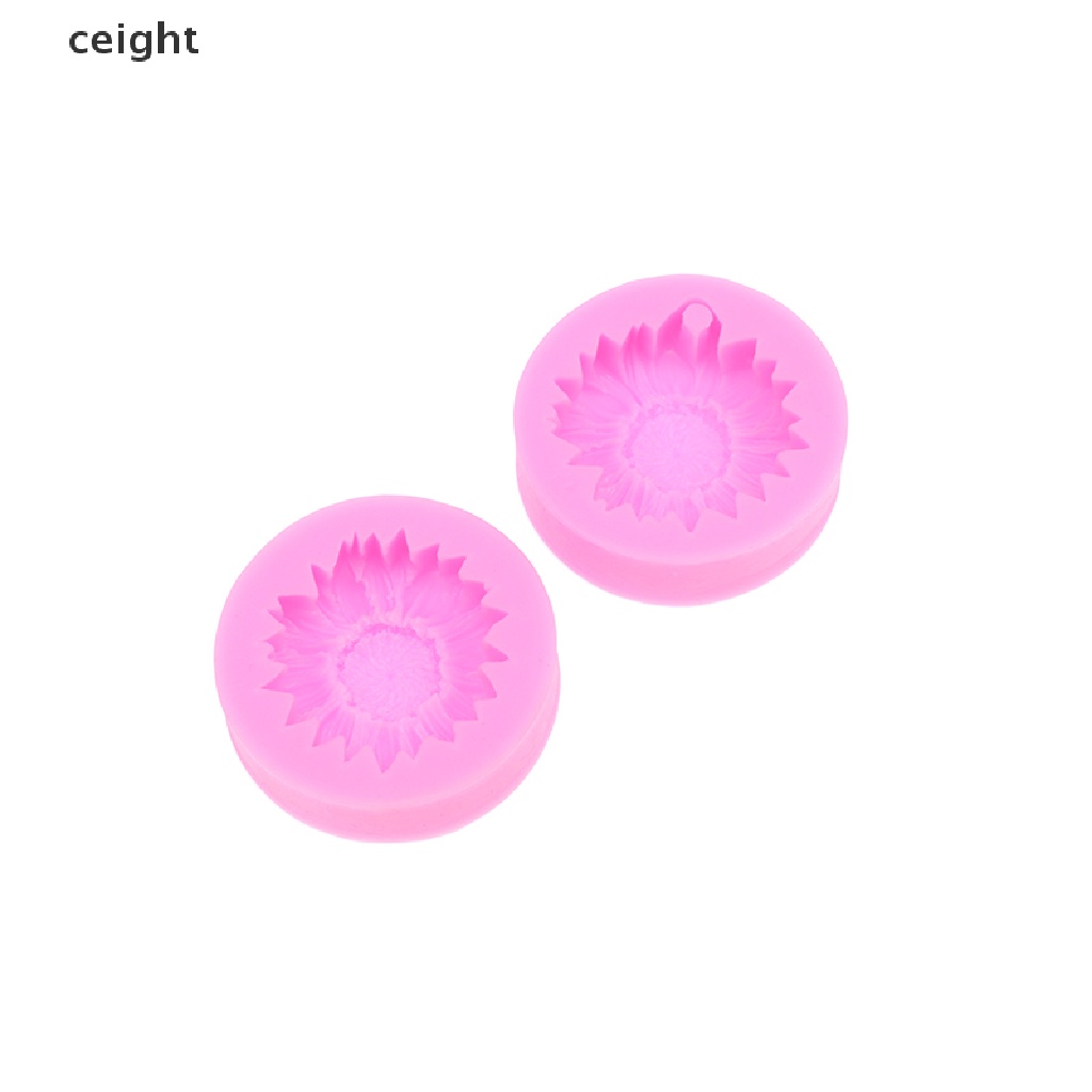 1 Khuôn Silicon Làm Xà Phòng Hình Hoa Hướng Dương 3D DIY