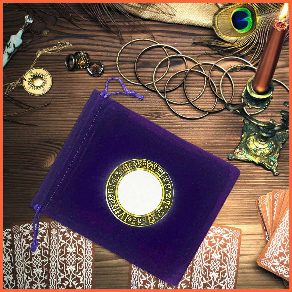 Túi Dây Rút Đựng Bài Tarot Chất Liệu Nhung Mềm Mại