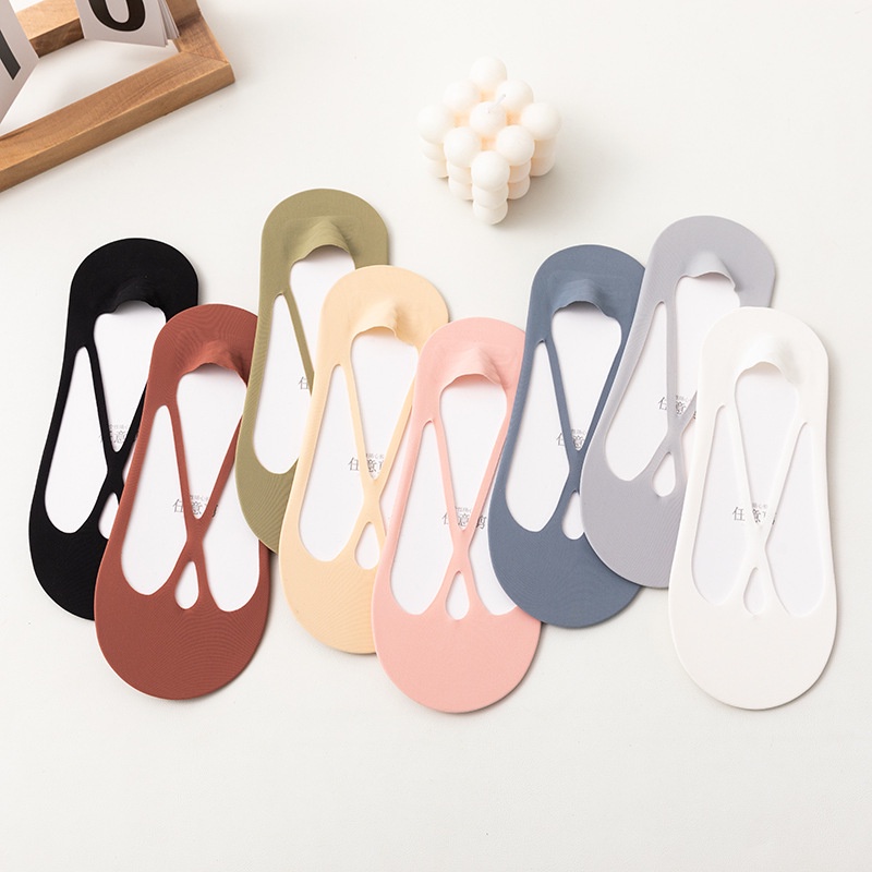 Vớ Thuyền Siêu Mỏng Thoáng Khí Không Trượt Thời Trang Mùa Hè