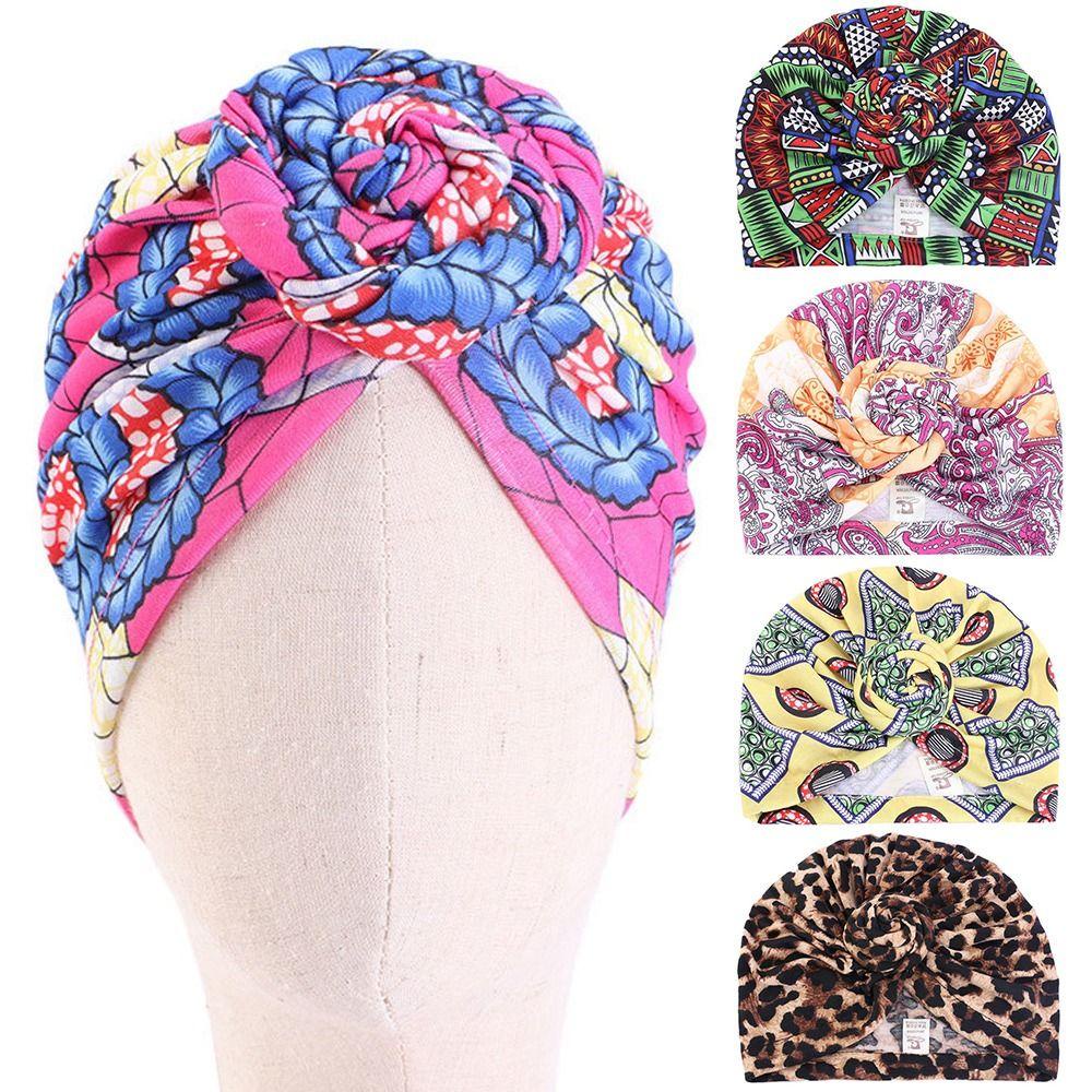 Mũ Trùm Đầu Bằng Cotton Co Giãn In Họa Tiết Hoa Thời Trang 2023