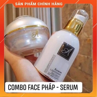 Combo Kem Face Pháp và Serum Spot Acosmetics Chính Hãng