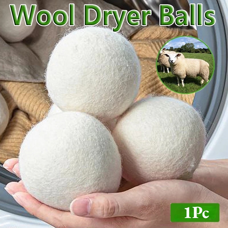 Bóng Len Sấy Khô Quần Áo Chống Rối Kích Thước 3 / 4 / 5 / 6 / 7cm Tiện Dụng Cho Máy Giặt