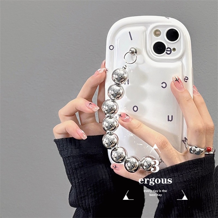 Ốp Điện Thoại TPU Mềm Đệm Khí In Chữ Đơn Giản Cho iPhone 14 13 12 11 Pro Max SE2020 X XR Xs Max 7 8 Plus
