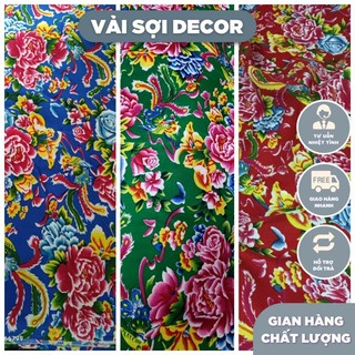(10m x 1,6m) Vải con công loại pha sợi polyester