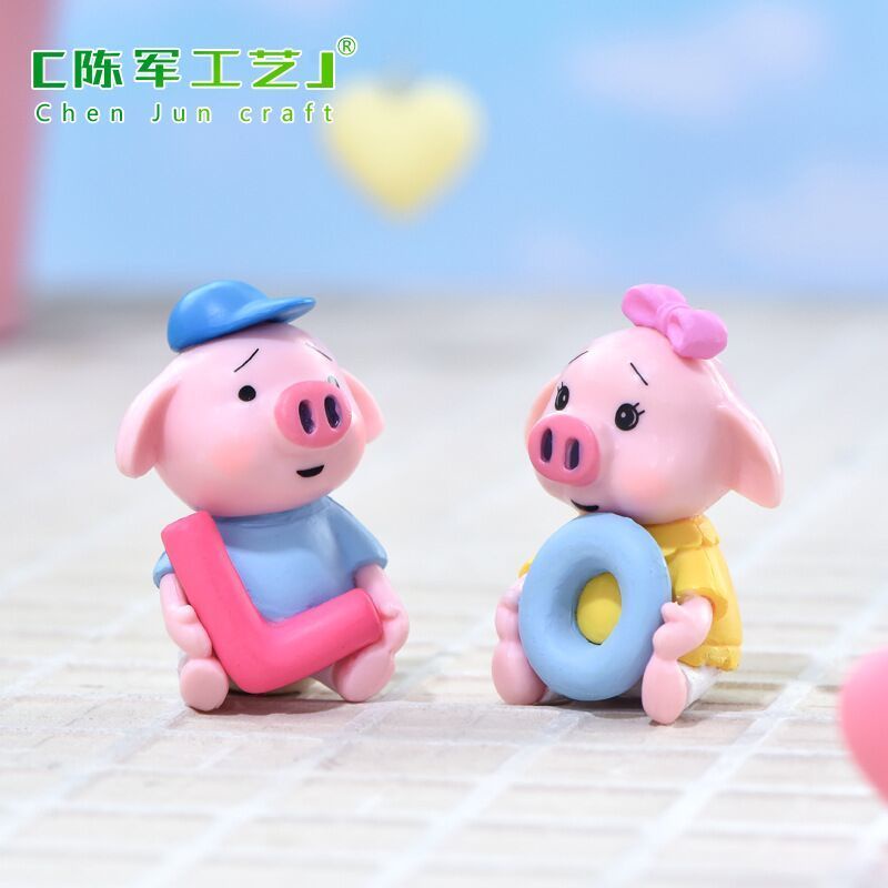 Phụ Kiện Trang Trí Xe Hơi / Bàn Điều Khiển Trung Tâm Hình Chú Heo Đáng Yêu