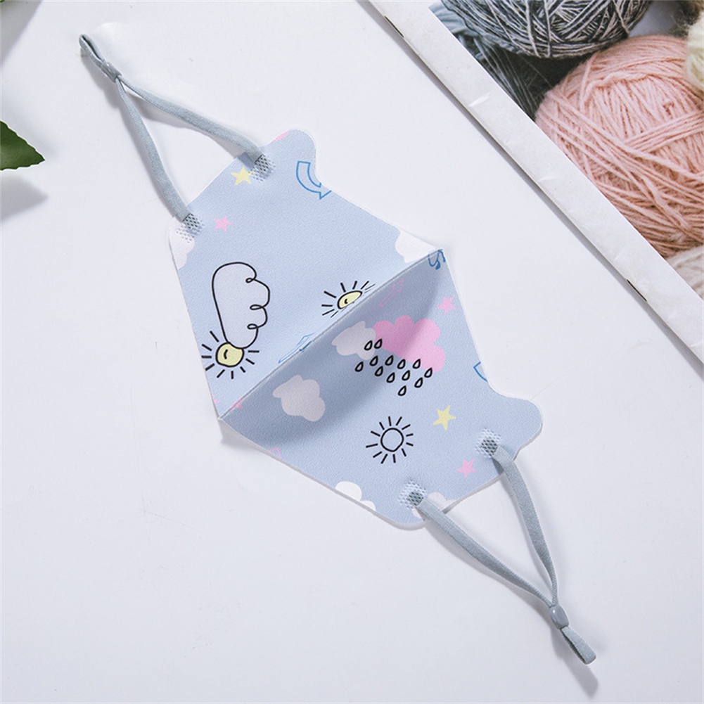 Khẩu Trang Chống Bụi In Họa Tiết Hoạt Hình Vui Nhộn Có Thể Giặt Sạch Cho Bé