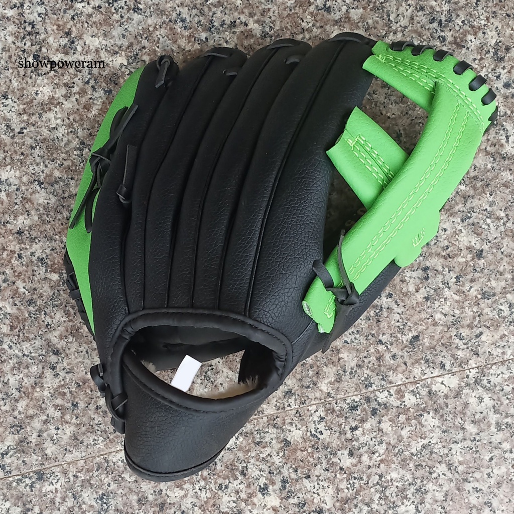 1 Găng Tay Bóng Chày Bằng Da Giả Dày Dặn Chống Sốc Chống Va Đập Cho Người Lớn Trẻ Em