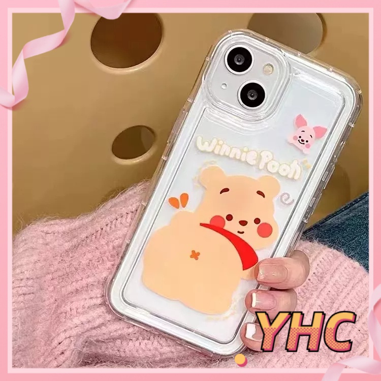 Ốp Lưng Phone Phim hoạt hình Pacha Dog Vinnie Bear giảm xóc TPU trong suốt vỏ túi khí Cho iphone 6 / 6s / 6splus / se / 7 / 7plus / 8 / 8plus / x / xs / xsmax / 11 / 12 / 13 / 14 / plus / pro / pro max-703