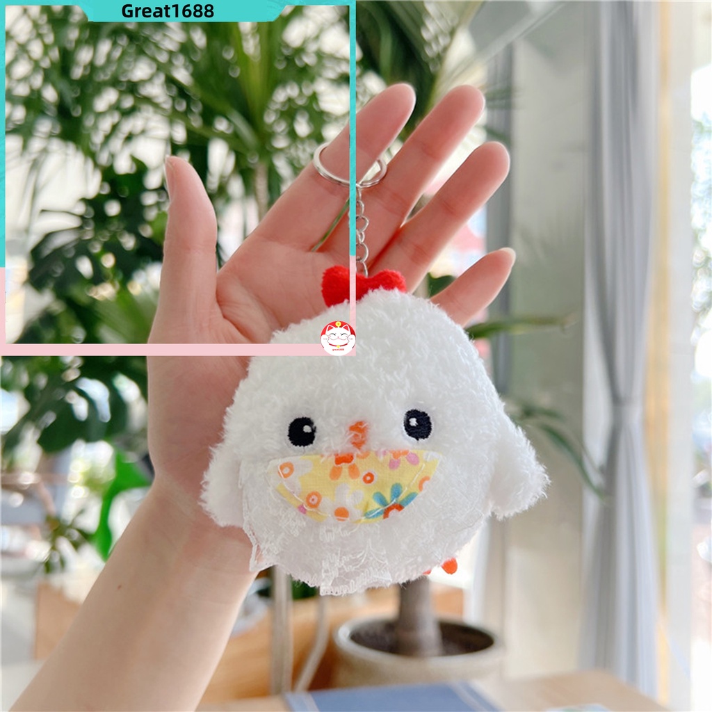 Móc Khóa Gà Con 9cm 4 Màu Sắc Chọn Lựa Phù Hợp Với Ba Lô Đi Học