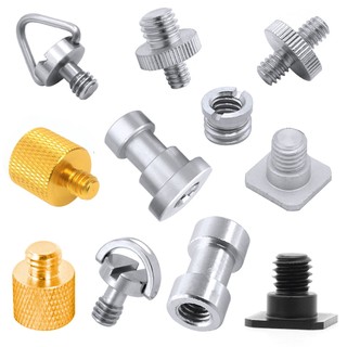 Ốc vít chuyển đổi đầu cắm xt-xinte 1 / 4 3 / 8 sang ổ cắm cho giá đỡ ba chân / đèn flash / máy ảnh