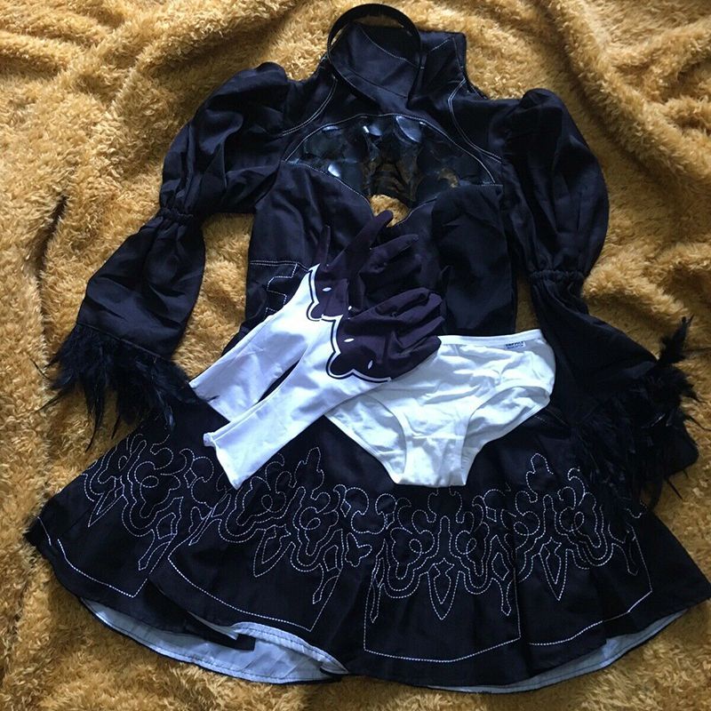 Bộ Tóc Giả Hóa Trang Nhân Vật NieR 2B Yorha Trong 9S 9S