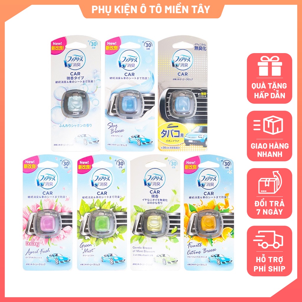 Nước Hoa Ô Tô Cao Cấp Thương Hiệu P&G Hàng Nội Địa Nhật Kẹp Cửa Gió Điều Hòa Xe Hơi Hương Thơm Khử Mùi Xe Hơi