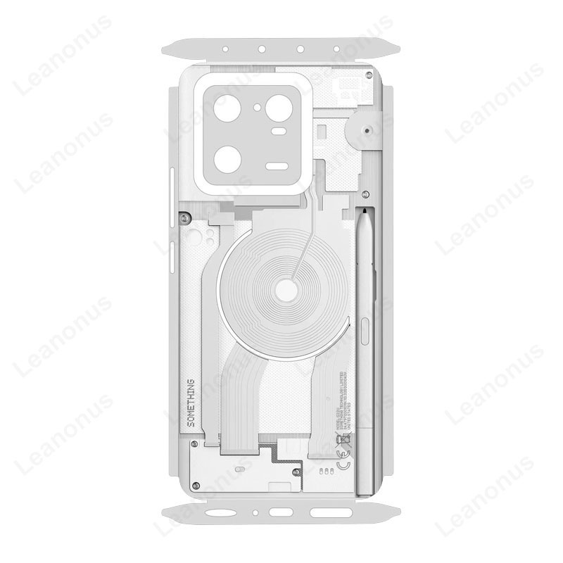 Không Có Phong Cách Điện Thoại Xiaomi 13 12 14 11T 10T 12T 13T Pro Decal Da Mặt Sau Bảo Vệ Màn Hình Phim Bọc 3M Sửa Đổi Miếng Dán