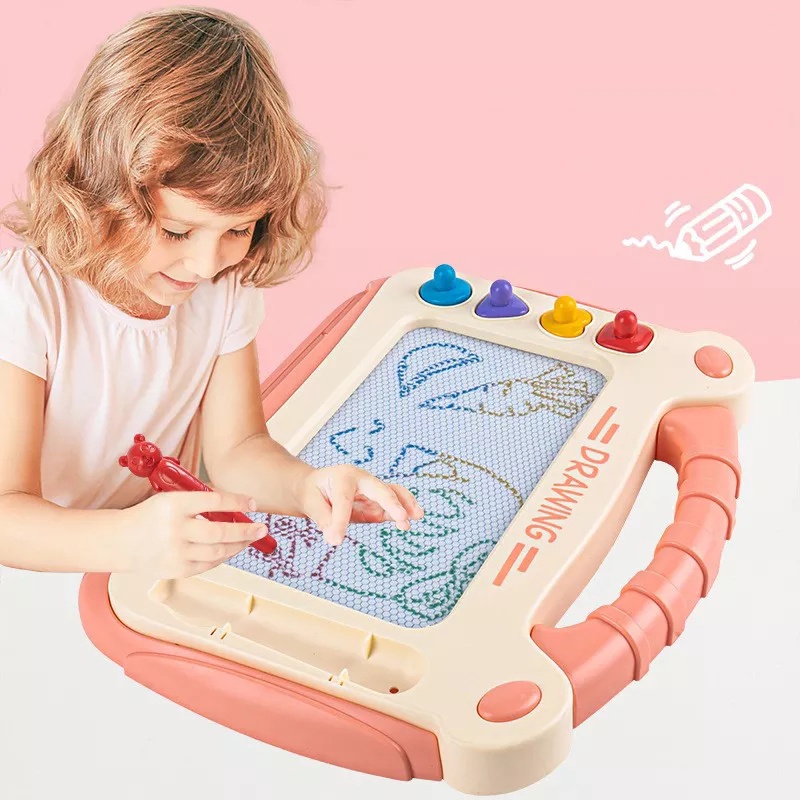 WO·WO Bảng Vẽ Xóa Nam Châm Có Thể Xóa Được Nhiều Màu Sắc Dành Cho Trẻ Em Wo Wo Wo