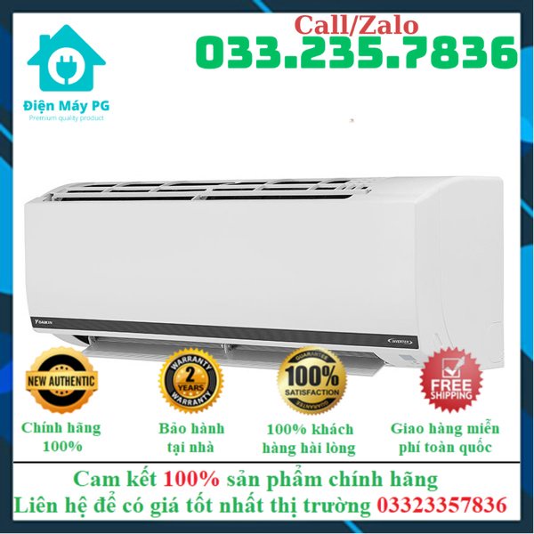 FTKB35WAVMV - Điều hòa Daikin 12000 BTU inverter 1 chiều FTKB35WAVMV- Mới Full Box