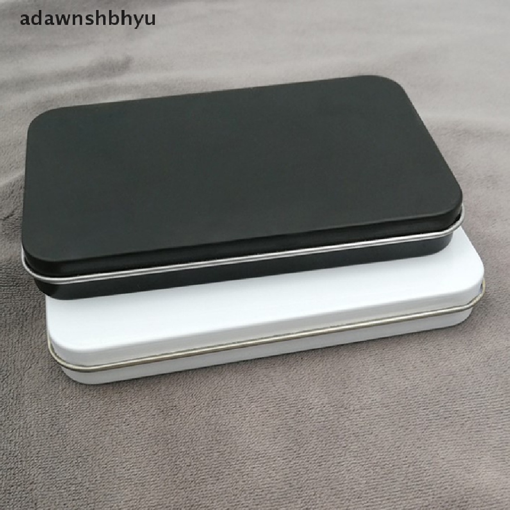1 Hộp Thiếc Đựng Mỹ Phẩm adawnshbhyu Hình Chữ Nhật Chất Lượng Cao