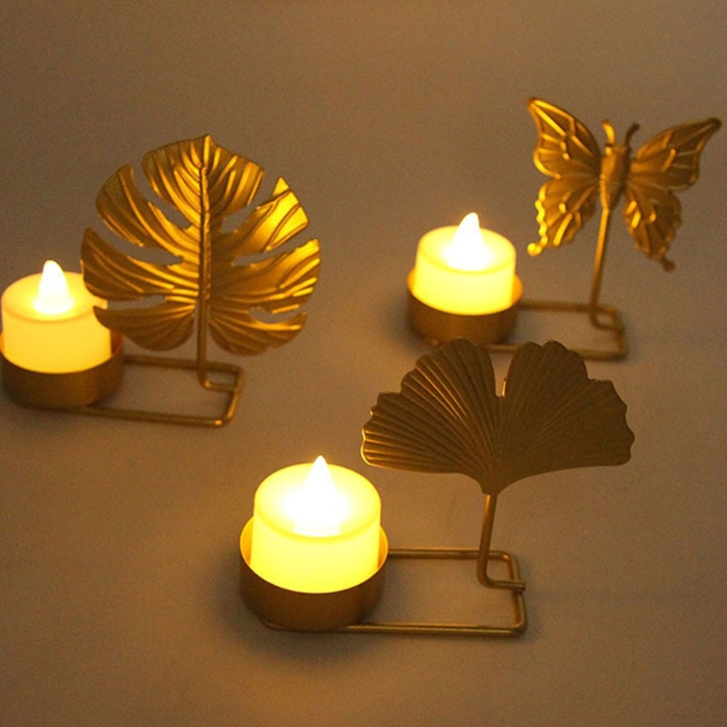 Giá Đỡ Nến Để Bàn Trang Trí Tiệc Cưới / Giáng Sinh Phong Cách Châ