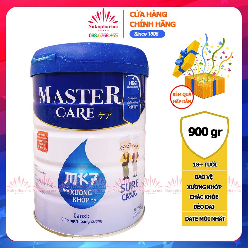 Sữa Cơ Xương Khớp Master Care Sure Canxi 900g
